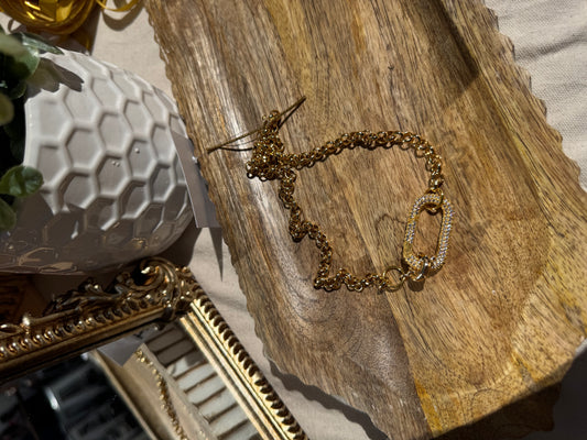 Carabiner Chain Link Necklace