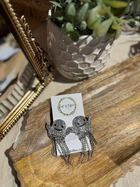 The Boujee Ghost Dangle Earrings