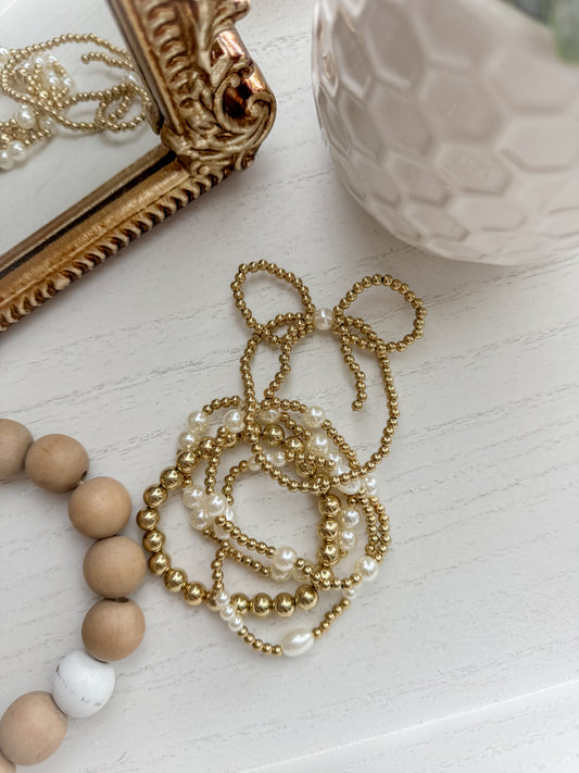 Bow Beaded Stack