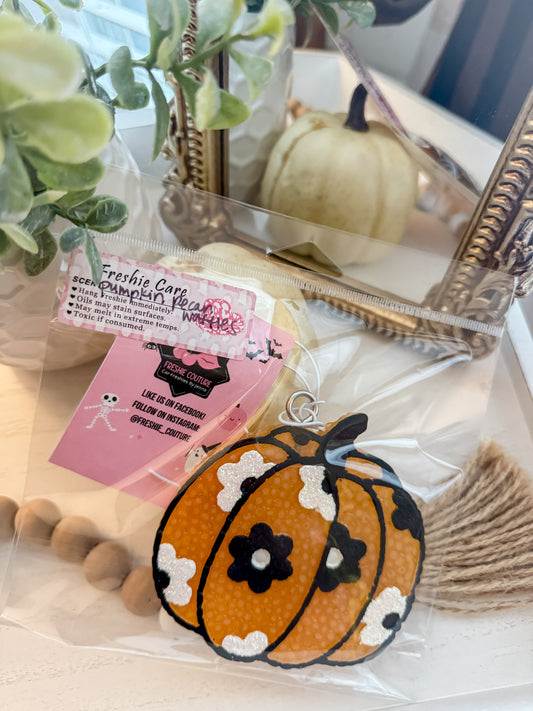 Fall Flower Power Pumpkin