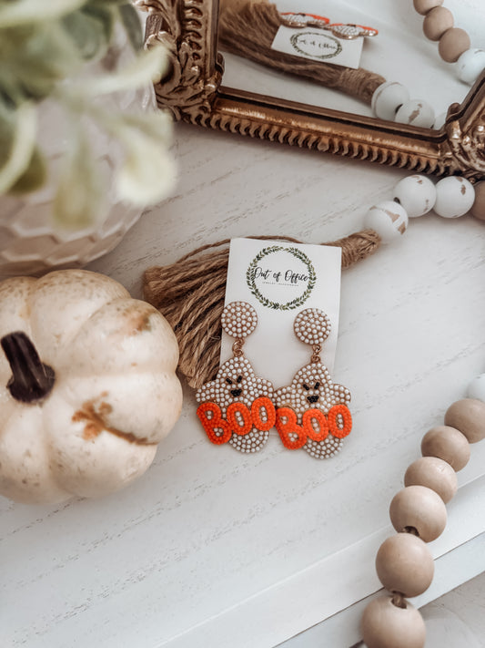 Ghouls & Pearls Dangles 👻🧡