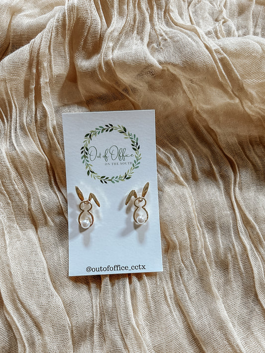 The Magnolia Bunny Studs