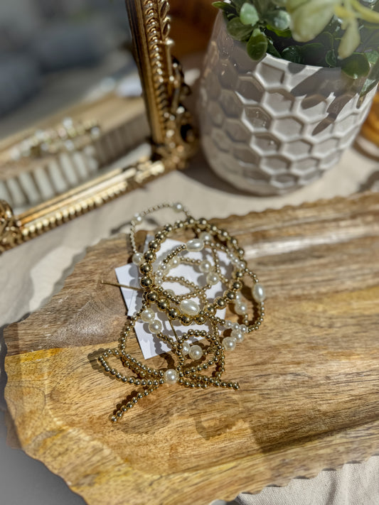 Bow Beaded Stack