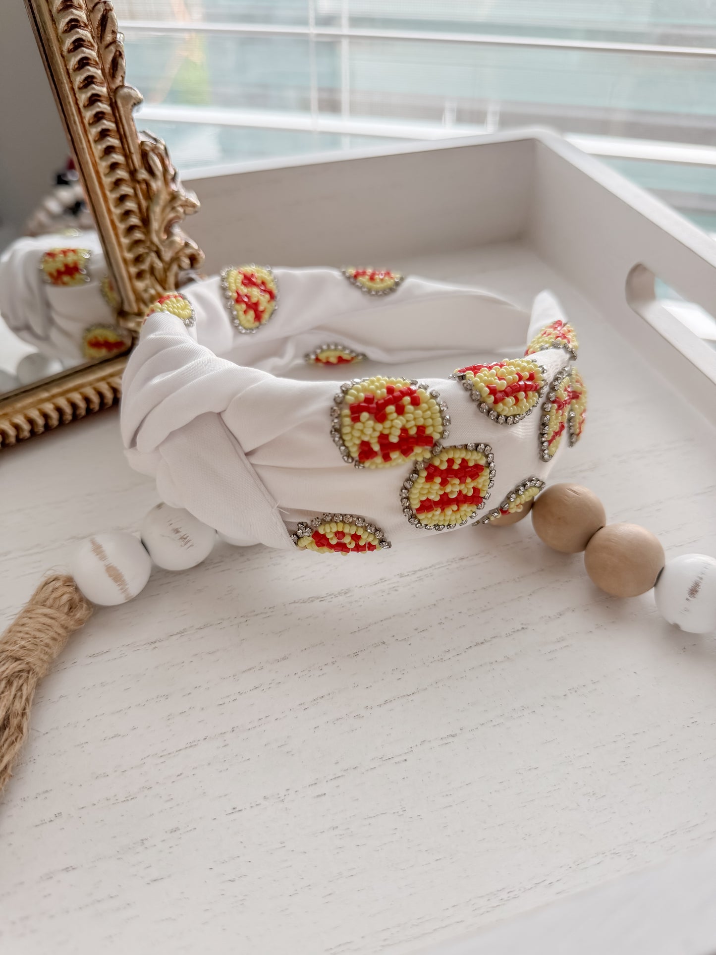 Softball Beaded Knot